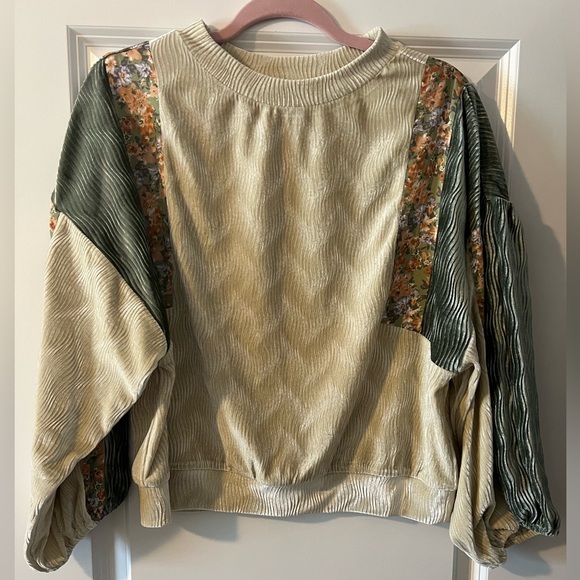 THML Tops - THML Chenille Top with Dolman Sleeves